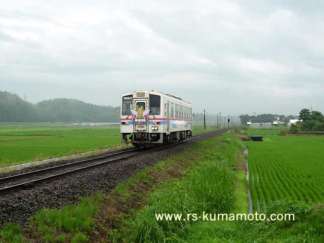 くま川鉄道「幸福列車」（錦町一武）　2006年頃撮影