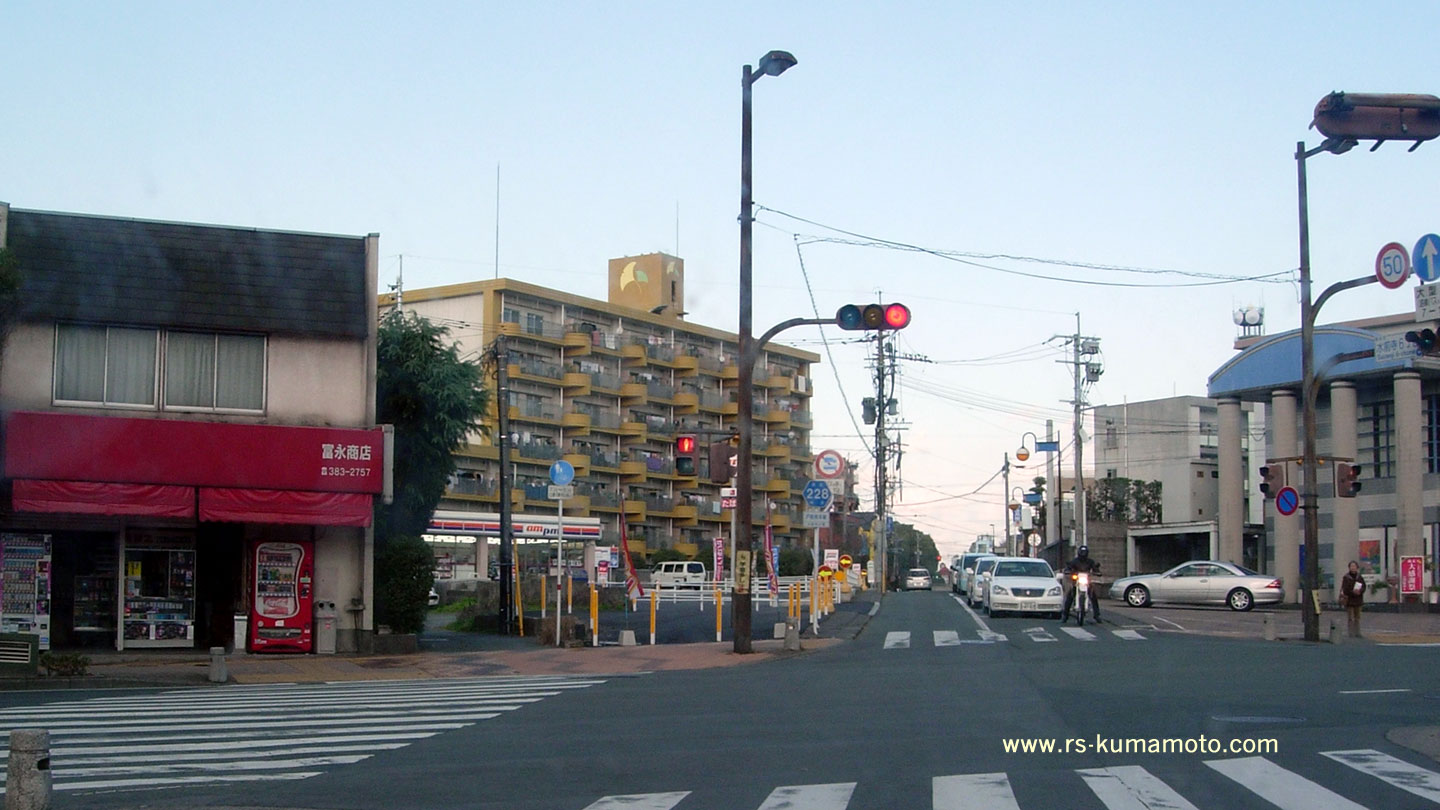県庁西門通り入口付近　2009年12月撮影