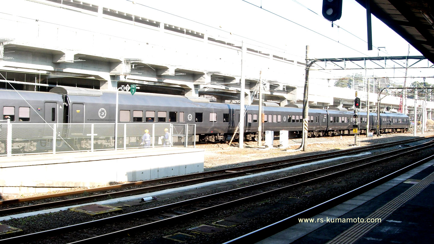 新幹線開業直前の特急「つばめ」博多行きの発車　2011年3月撮影